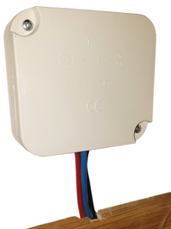 Zakończenie kabli z paneli w wewnętrznej puszce instalacyjnej
